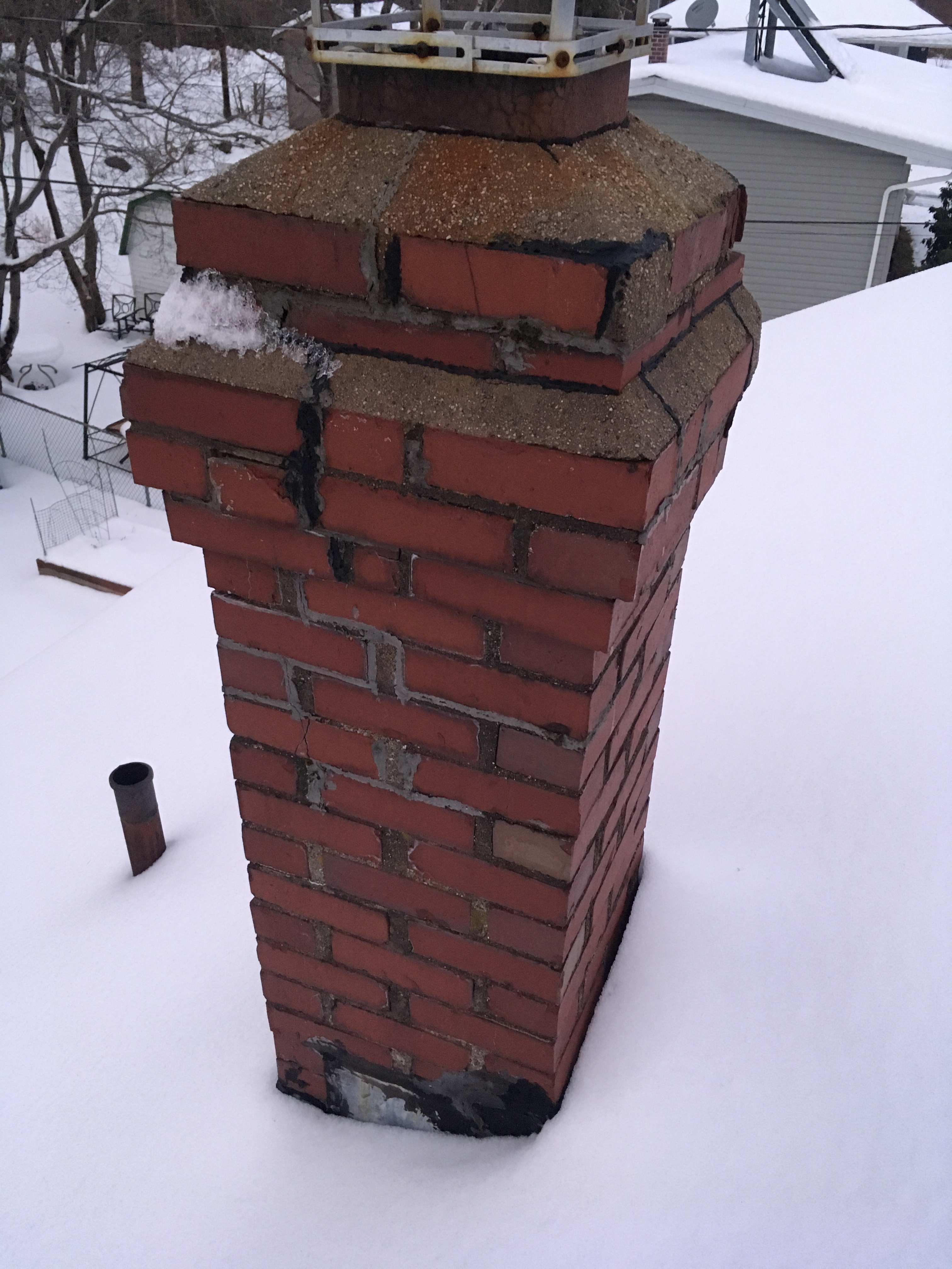 image of chimney construction-rebuild services completed in Fall River, NS by Pro Chimney Services based in Halifax, NS servicing all of the Halifax-Dartmouth Regional Municipality, Bedford, Sackville, Mount Uniacke, Windsor, Hantsport , Wolfville, Kentville, Chester, Mahone Bay, Lunenburg, Bridgewater, Liverpool, Fall River, Wellington, Enfield, Elmsdale, Brookfield, Truro, Musquodoboit Harbour & surrounding areas.