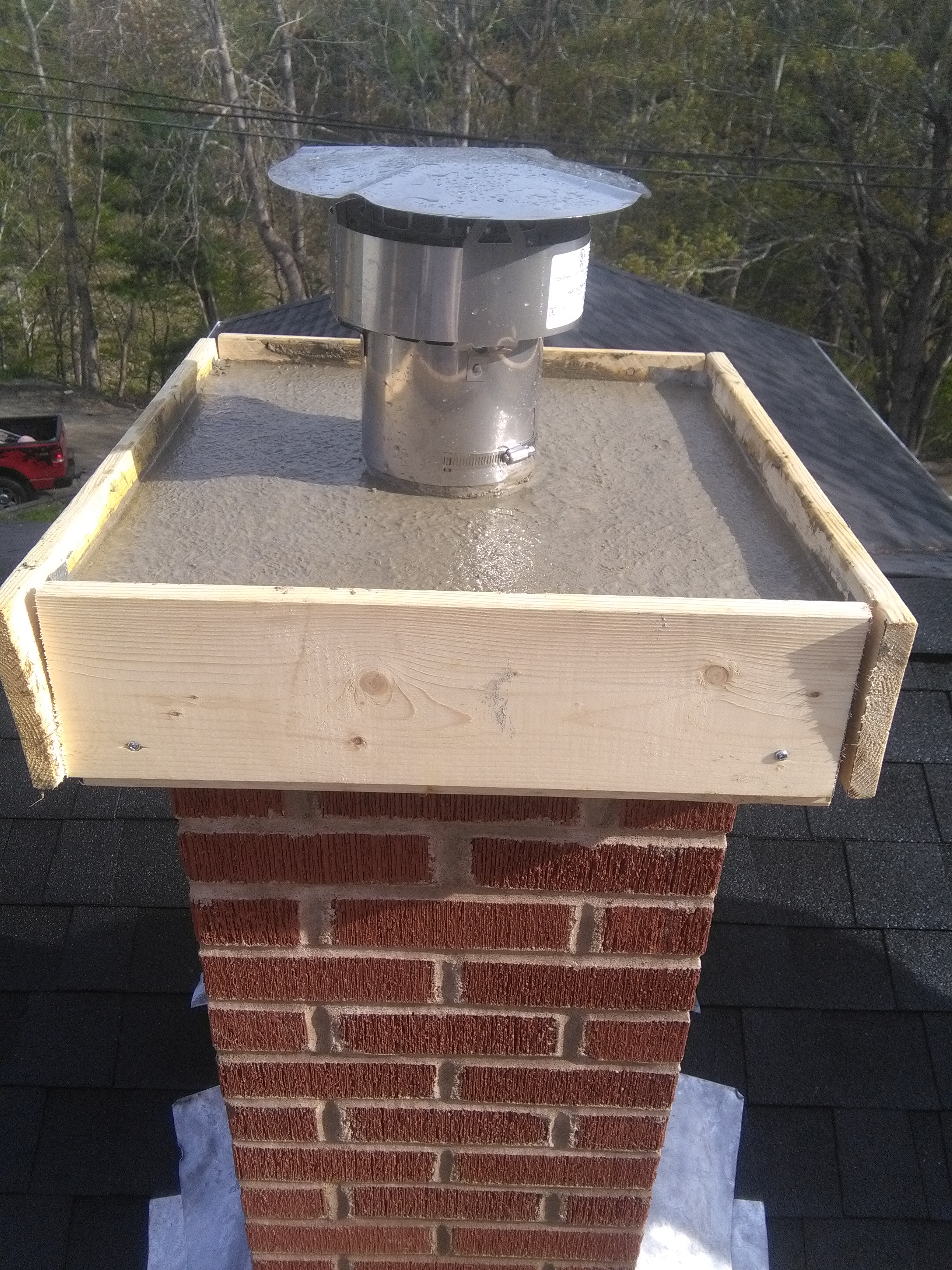 image of chimney construction services completed in Fall River, NS by Pro Chimney Services based in Halifax, NS servicing all of the Halifax-Dartmouth Regional Municipality, Bedford, Sackville, Mount Uniacke, Windsor, Hantsport , Wolfville, Kentville, Chester, Mahone Bay, Lunenburg, Bridgewater, Liverpool, Fall River, Wellington, Enfield, Elmsdale, Brookfield, Truro, Musquodoboit Harbour & surrounding areas..
