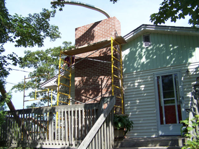 image of chimney liner-chimney liner installation services completed in Mahone Bay, NS by Pro Chimney Services based in Halifax, NS servicing all of the Halifax-Dartmouth Regional Municipality, Bedford, Sackville, Mount Uniacke, Windsor, Hantsport , Wolfville, Kentville, Chester, Mahone Bay, Lunenburg, Bridgewater, Liverpool, Fall River, Wellington, Enfield, Elmsdale, Brookfield, Truro, Musquodoboit Harbour & surrounding areas.